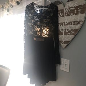 Black and Beige dressy Cocktail dress